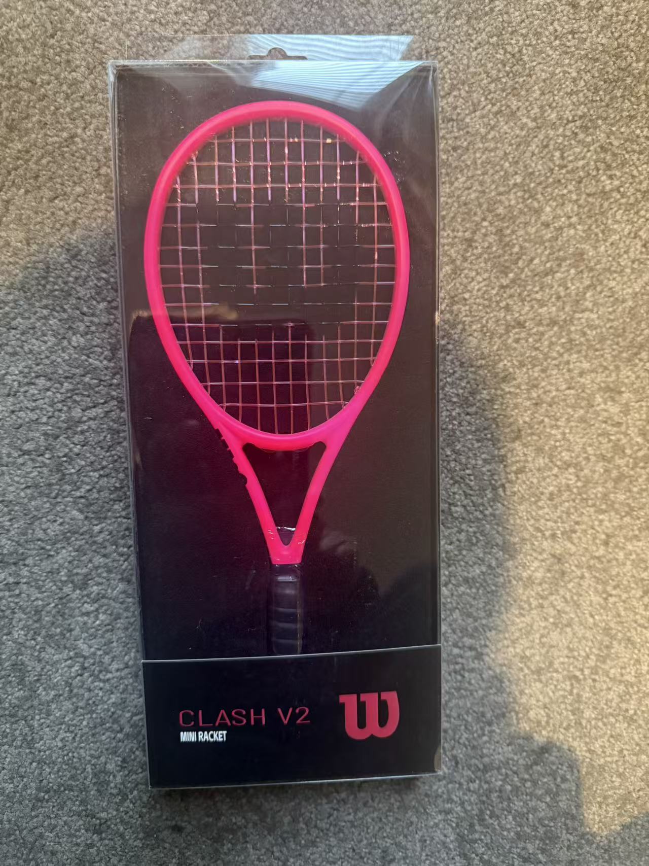 Wilson Neon Pink Clash V2 Mini Racquet
