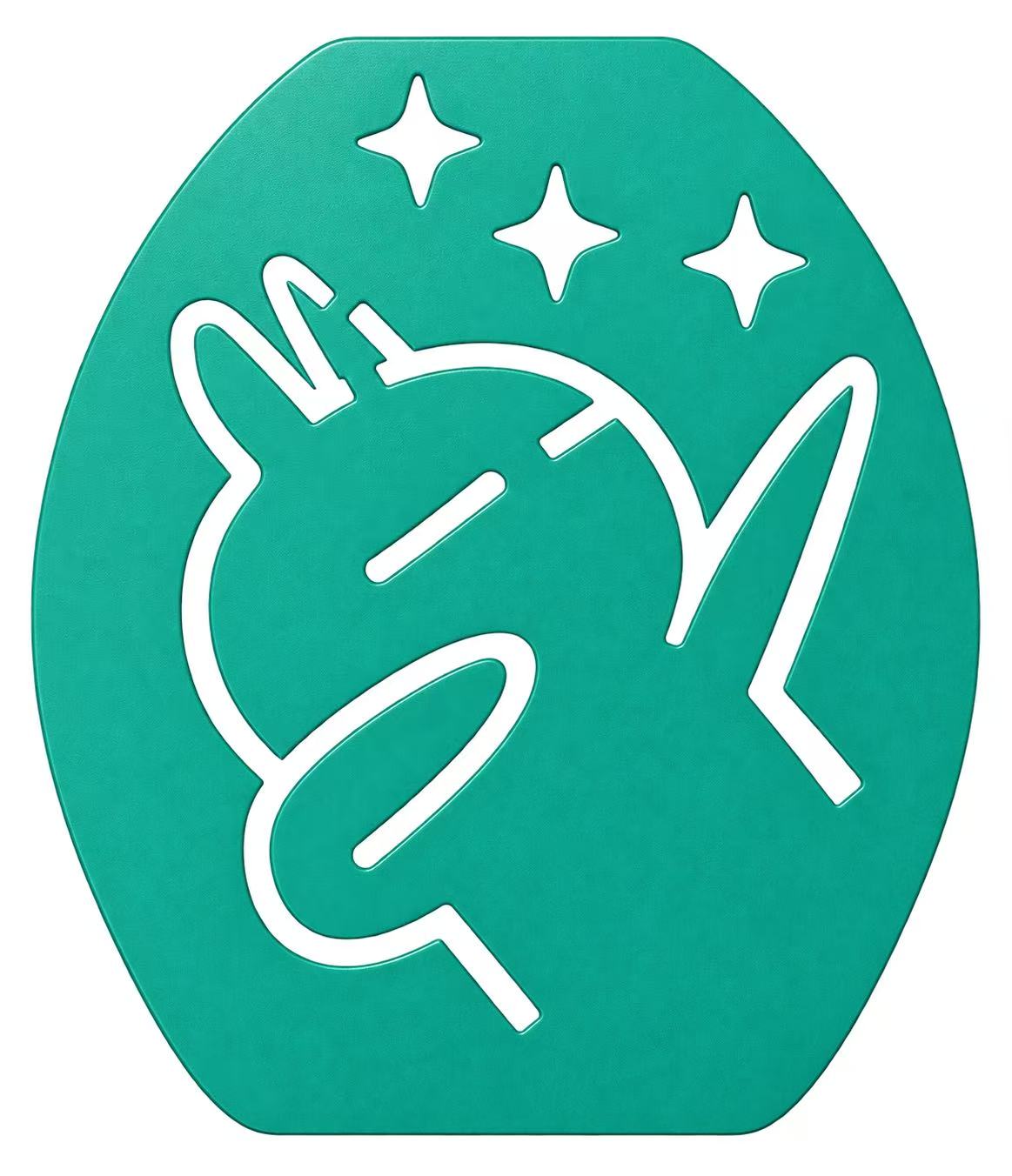 Badminton Stencil Card