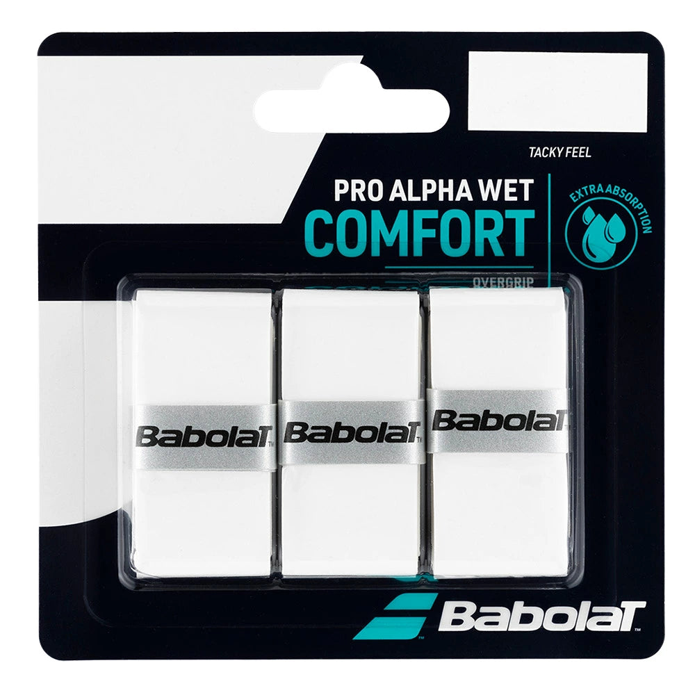 Babolat 2026 New PRO Alpha Wet Overgrips 3 pack
