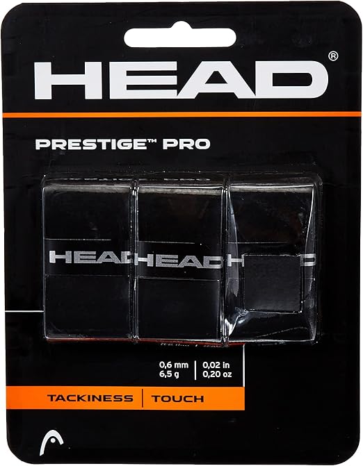 Head Prestige Pro Overgrip 3 Pack Black