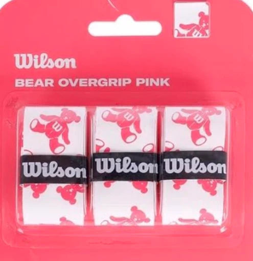 Wilson Bear Overgrip pink 3 Pack