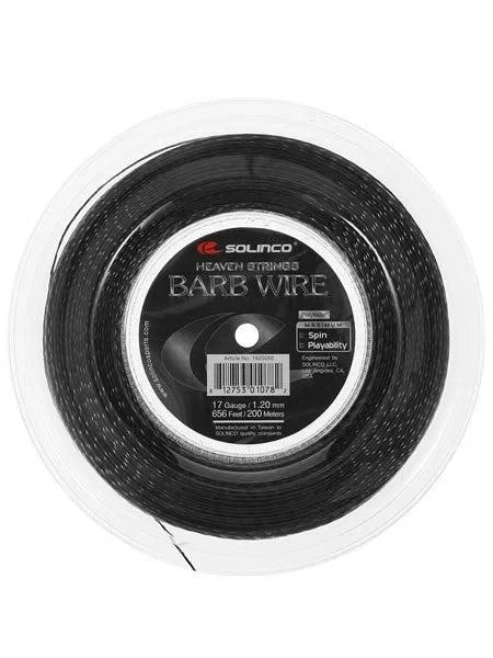 Solinco BARB WIRE 1.20mm/17 Tennis String 200M Black