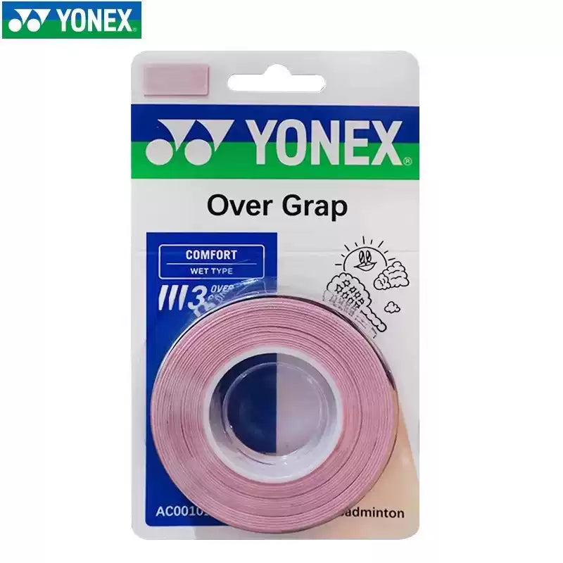 Yonex AC001015CR Overgrips 3 Pack