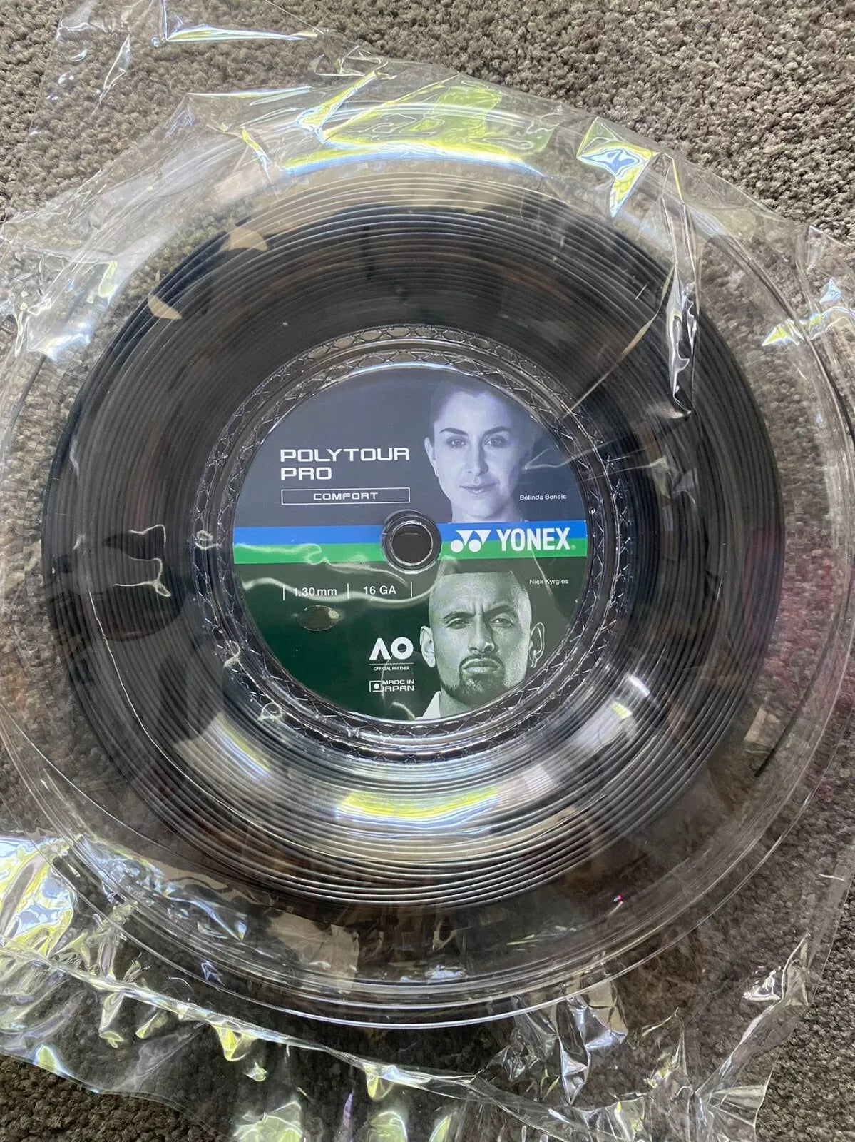 Yonex Tennis String POLY TOUR Pro 130 200M Reel PTP130 Japan