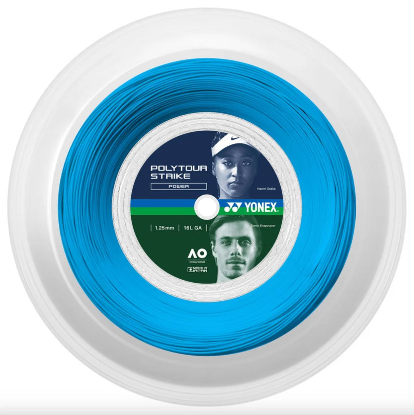 Yonex POLY TOUR STRIKE 125 Tennis String 200M Reel