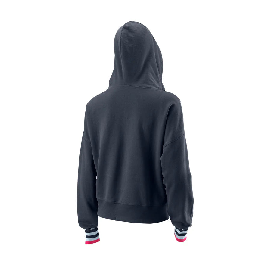 Wilson Womens SCRIPT ECO COTTON PULLOVER HOODY