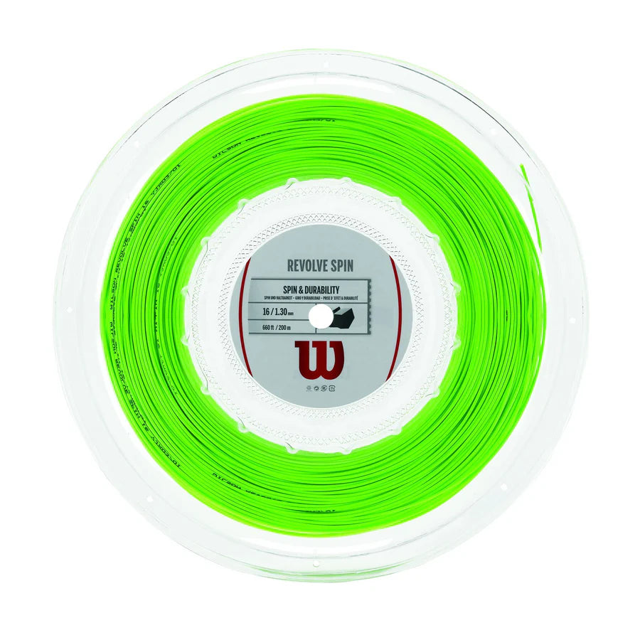 WILSON REVOLVE SPIN TENNIS STRING 200M REEL