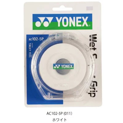 YONEX AC102-5P Tennis Grip White