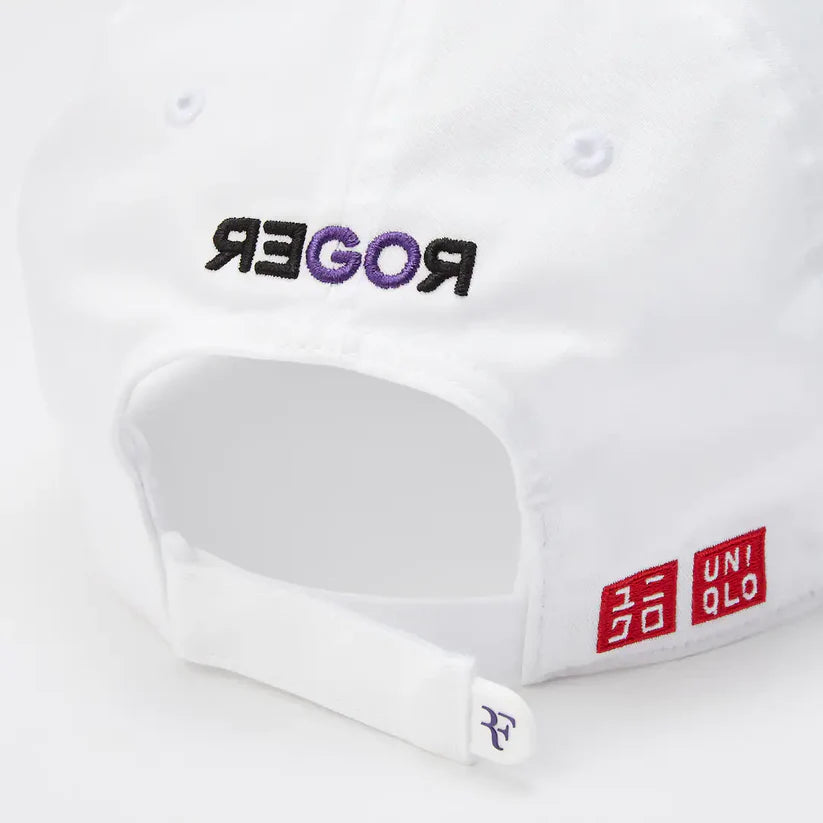 Uniqlo Unisex ROGER FEDERER CAP White/Purple