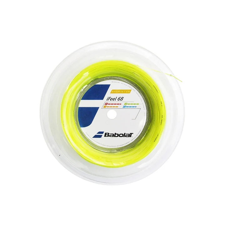 Babolat iFeel 68 0.68mm Badminton 200M Reel Yellow