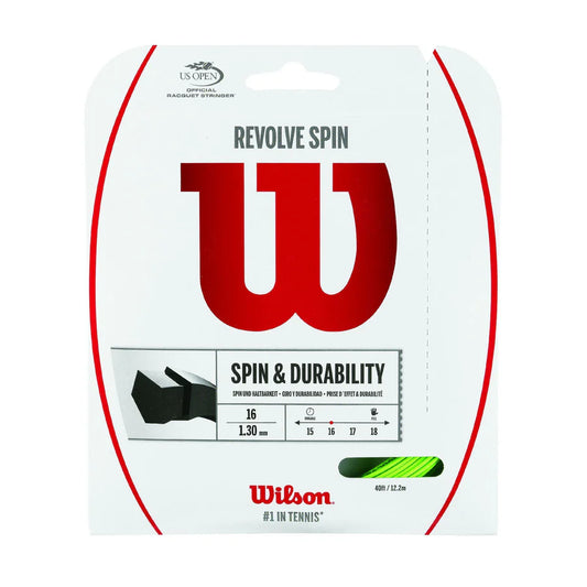 WILSON REVOLVE SPIN 16 TENNIS STRING 12M SET