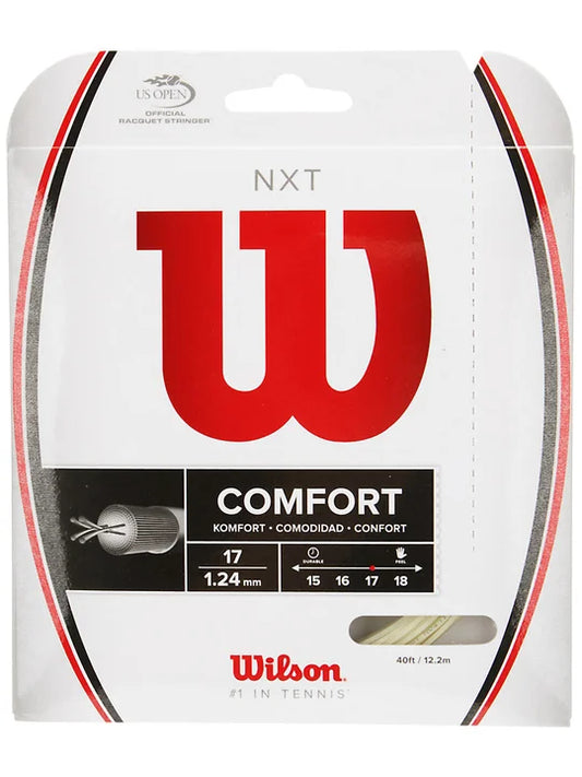WILSON NXT 17 TENNIS STRING  12M SET Natural