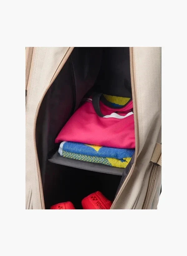 Yonex 2026 BA726296EX Gearlogic Racquet 6 Pack Bag Beige