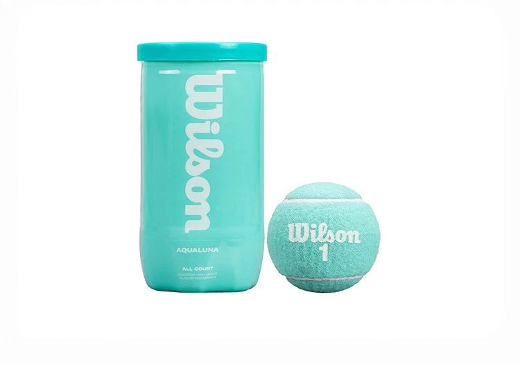 WILSON AQUALUNBA Tennis 2-Ball pack Blue (2 blue balls)