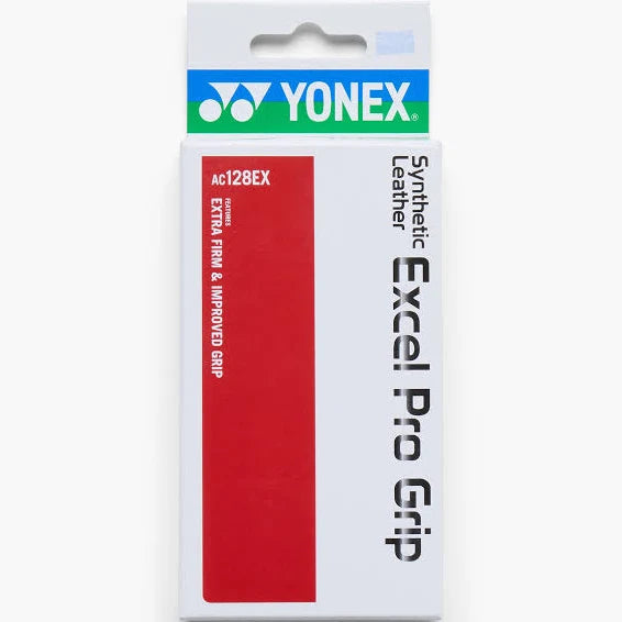 YONEX AC128EX Synthetic Leather Excel Pro Grip White