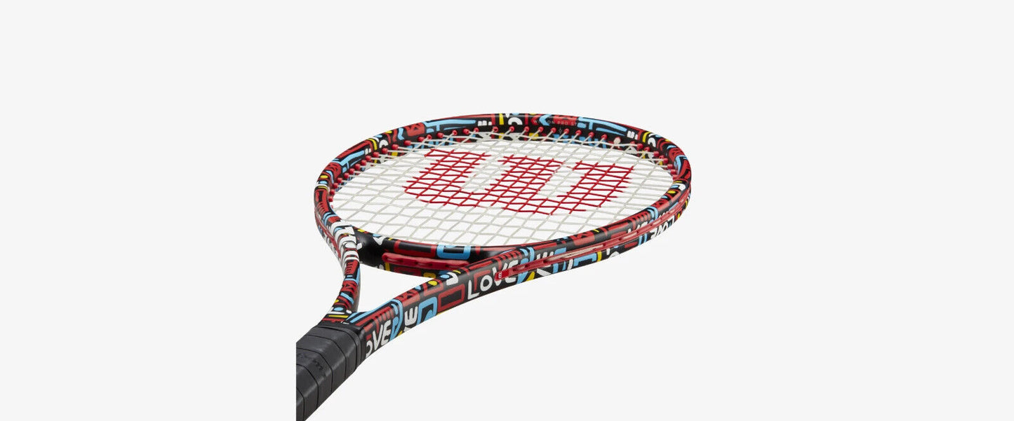 BRITTO HEART Pro Staff TENNIS RACQUET 4 1/4 STRUNG With Britto BAG