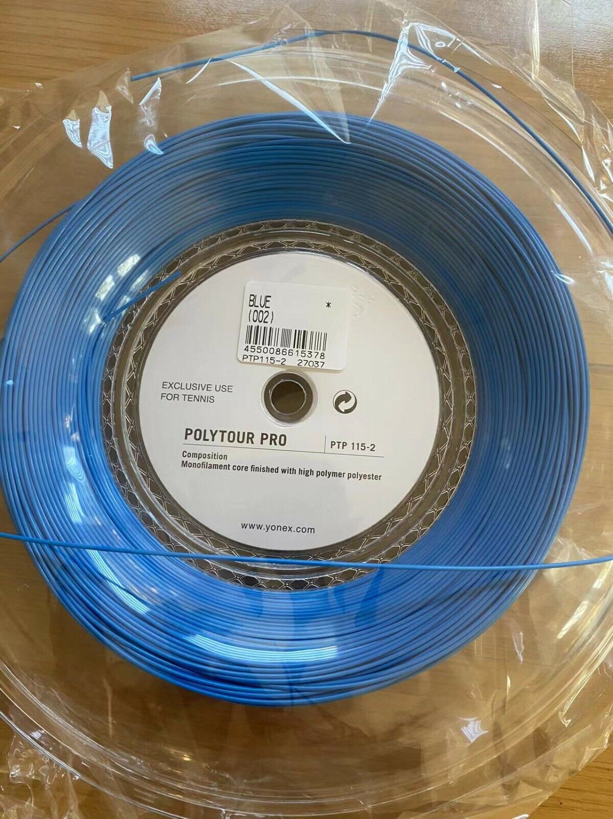 Yonex Tennis String POLY TOUR PRO 115 200M Reel PTP 115 BLUE (002) JAPAN