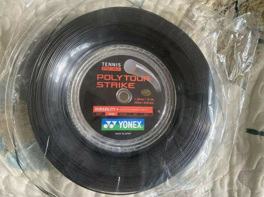 Yonex Tennis String POLY TOUR STRIKE 130 200M Reel Black PTST 130-2  JAPAN