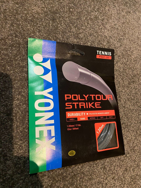 Yonex POLY TOUR STRIKE 120/17 Tennis string 12M Set Gray Made in Japan