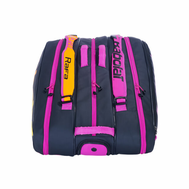BabolaT Pure Aero RH12 Rafa Tennis Bag Purple Orange Black 363 751215