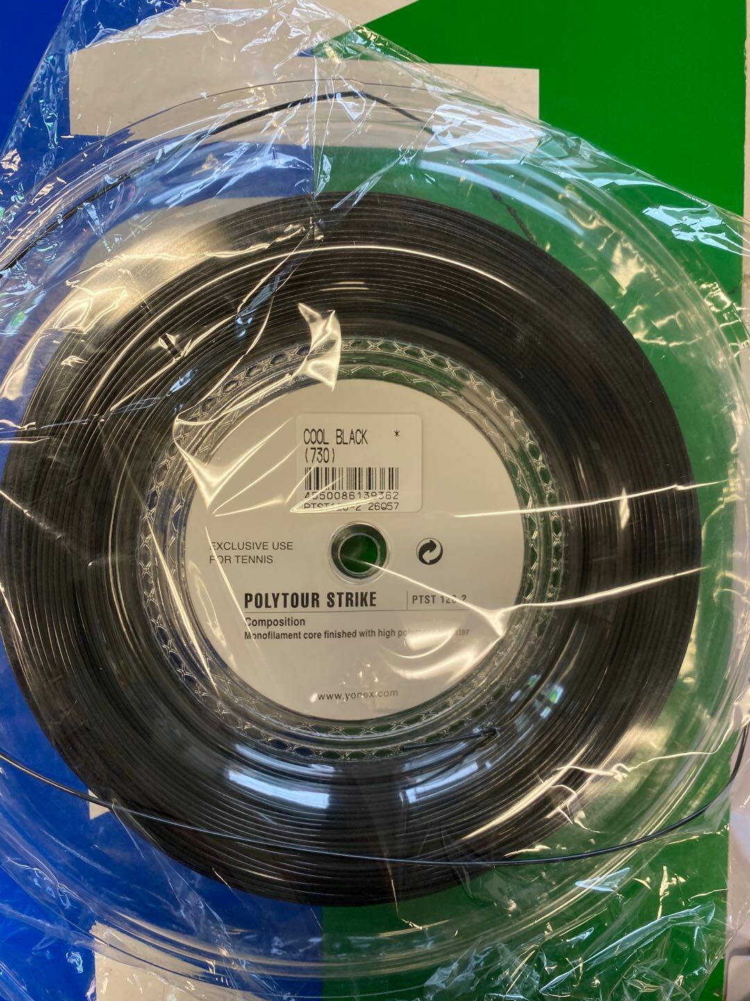 Yonex Tennis String POLY TOUR STRIKE 120 Black 200M Reel Made in Japan