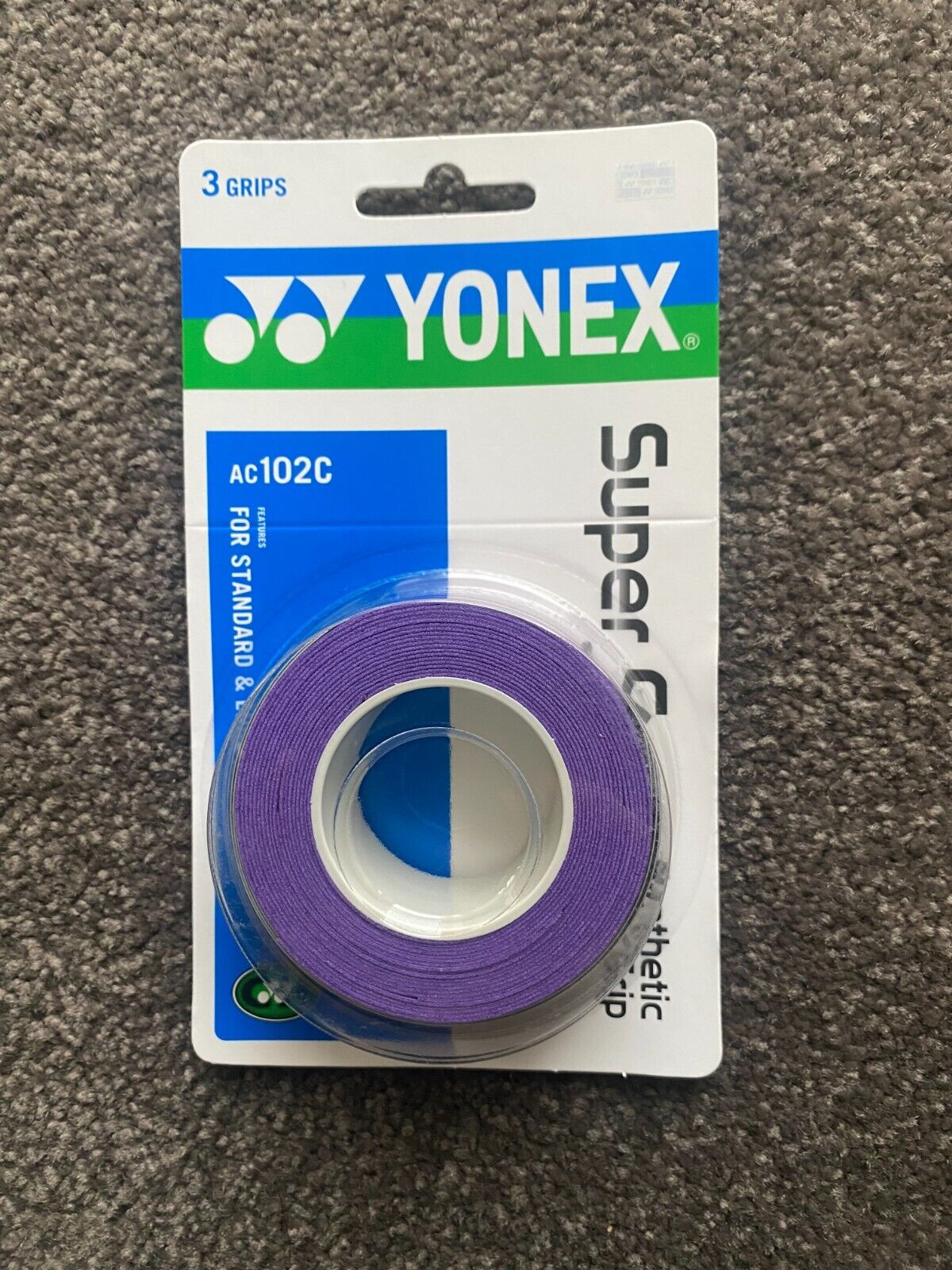 YONEX AC102-3 Super Grap (3 wraps)Tacky feel