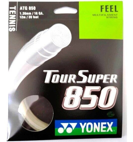 Yonex TOUR Super 850 Tennis string  1.30/16GA  12M Set  white Made in Japan
