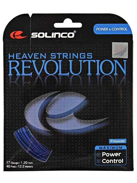 Solinco Revolution  1.20mm/17  12.2M Set Tennis String Blue