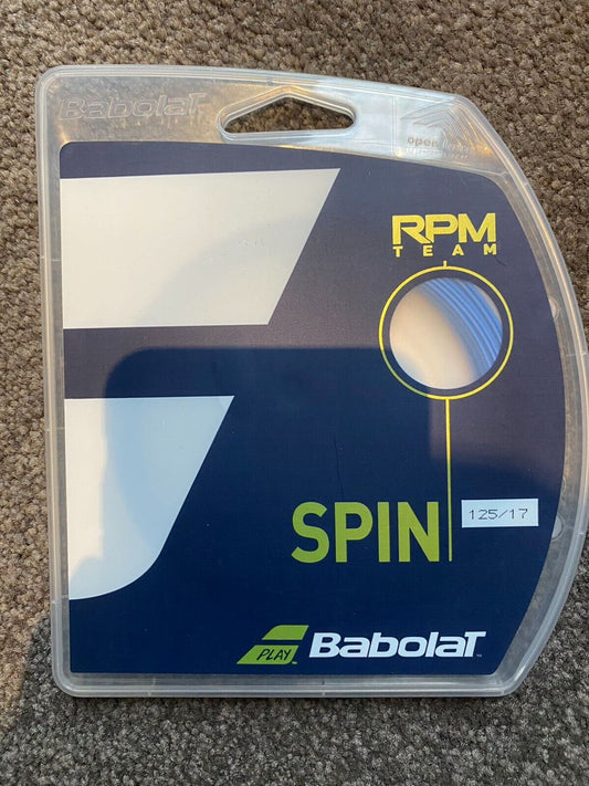 Babolat RPM Blast Team 17/1.25 12M Tennis String 12M Set Blue