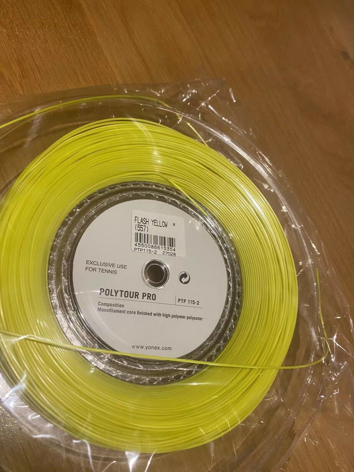 Yonex Tennis String POLY TOUR Pro 115 200M Reel Yellow PTP 115 Made in Japan