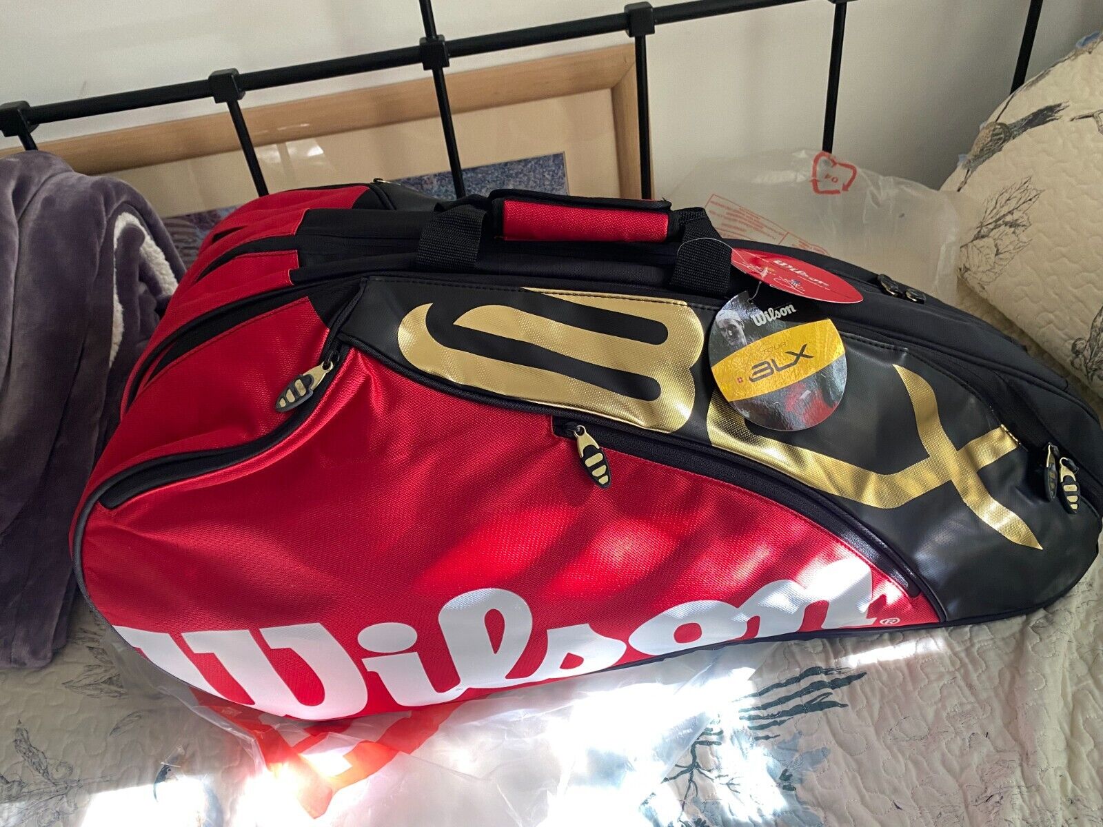 Wilson Blx Tour RF S6 Tennis Racquet Federer Bag Red WRZ822900