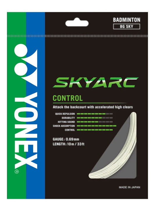 Yonex Skyarc 0.69mm Badminton string 10M Set white  Made in Japan