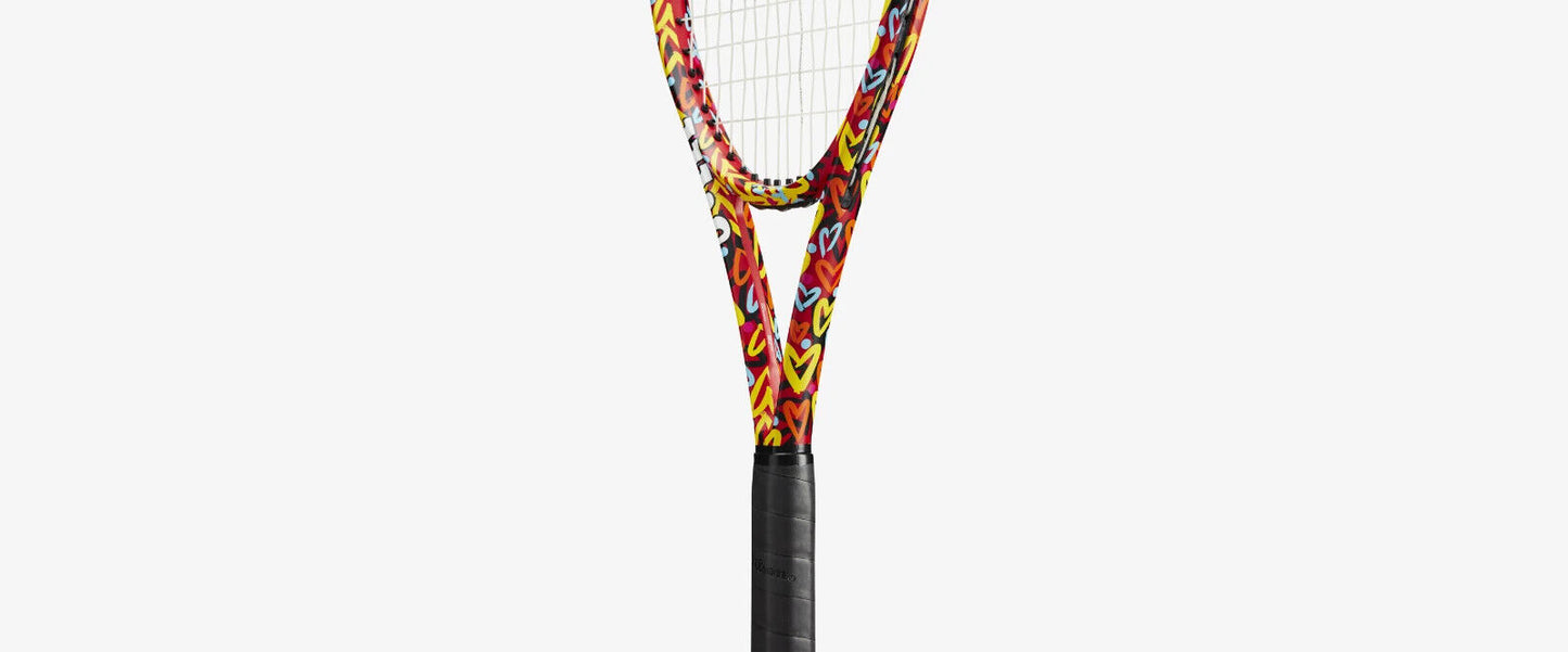 BRITTO HEART CLASH 100 V2 TENNIS RACQUET 4 3/8 STRUNG With Britto BAG