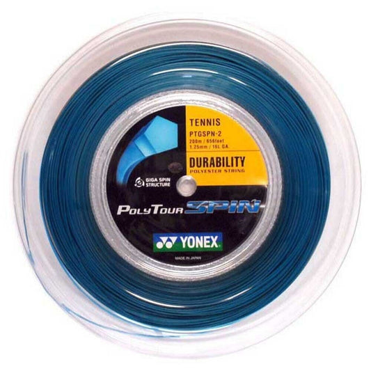 Yonex Tennis String POLY Spin 125 200M Reel Blue  Made in Japan