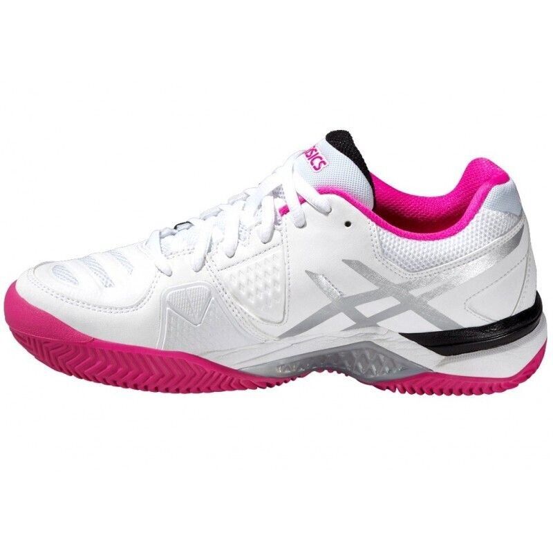 Asics Gel Challenger 10 Clay Lady Tennis shoes White / Pink US 9.5/EUR 41