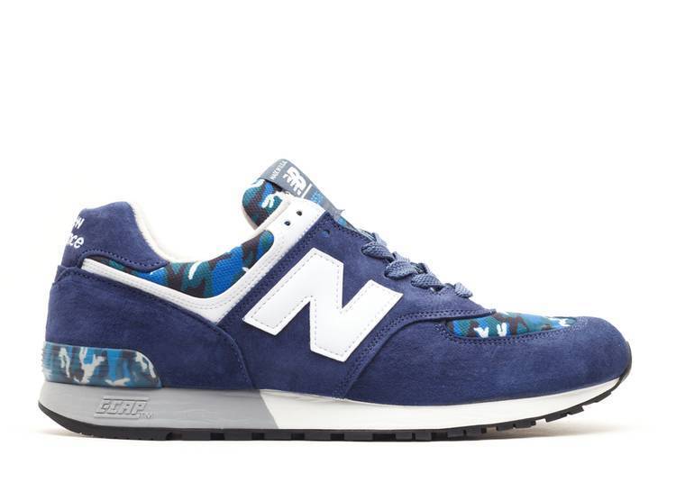 New Balance Mens US576CM1 Classic Camo Pack Sneakers Navy/Camo MADE In USA