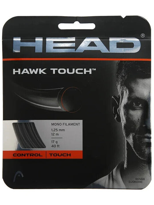 Head Hawk Touch 17/1.25 Tennis String 12M Set Black