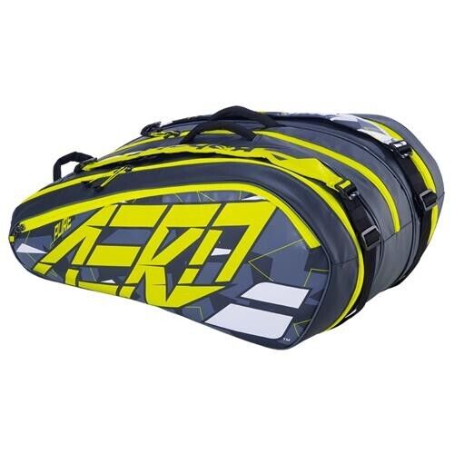 BabolaT 2023 Pure Aero RH12 Tennis Bag Gery Yellow 370 751221