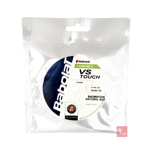 Babolat VS Touch 0.70m 10.2M Badminton Natural Gut String White