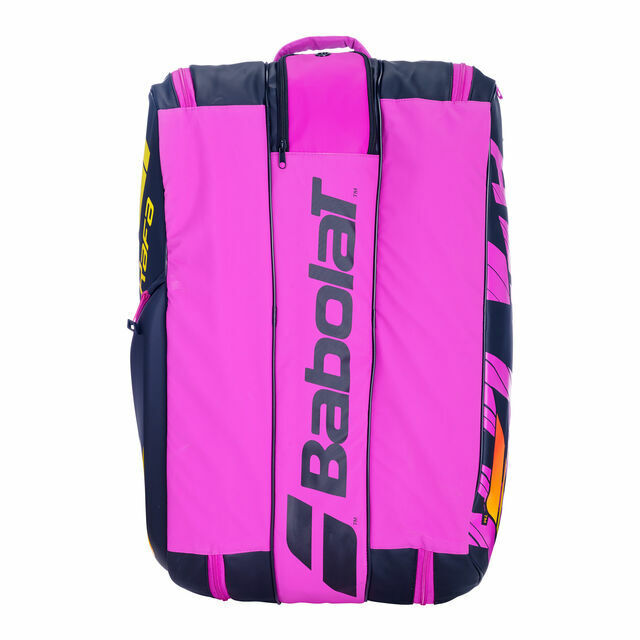 BabolaT Pure Aero RH12 Rafa Tennis Bag Purple Orange Black 363 751215