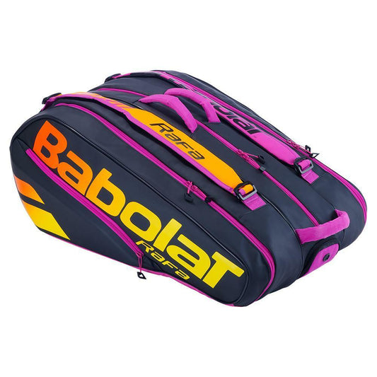 BabolaT Pure Aero RH12 Rafa Tennis Bag Purple Orange Black 363 751215