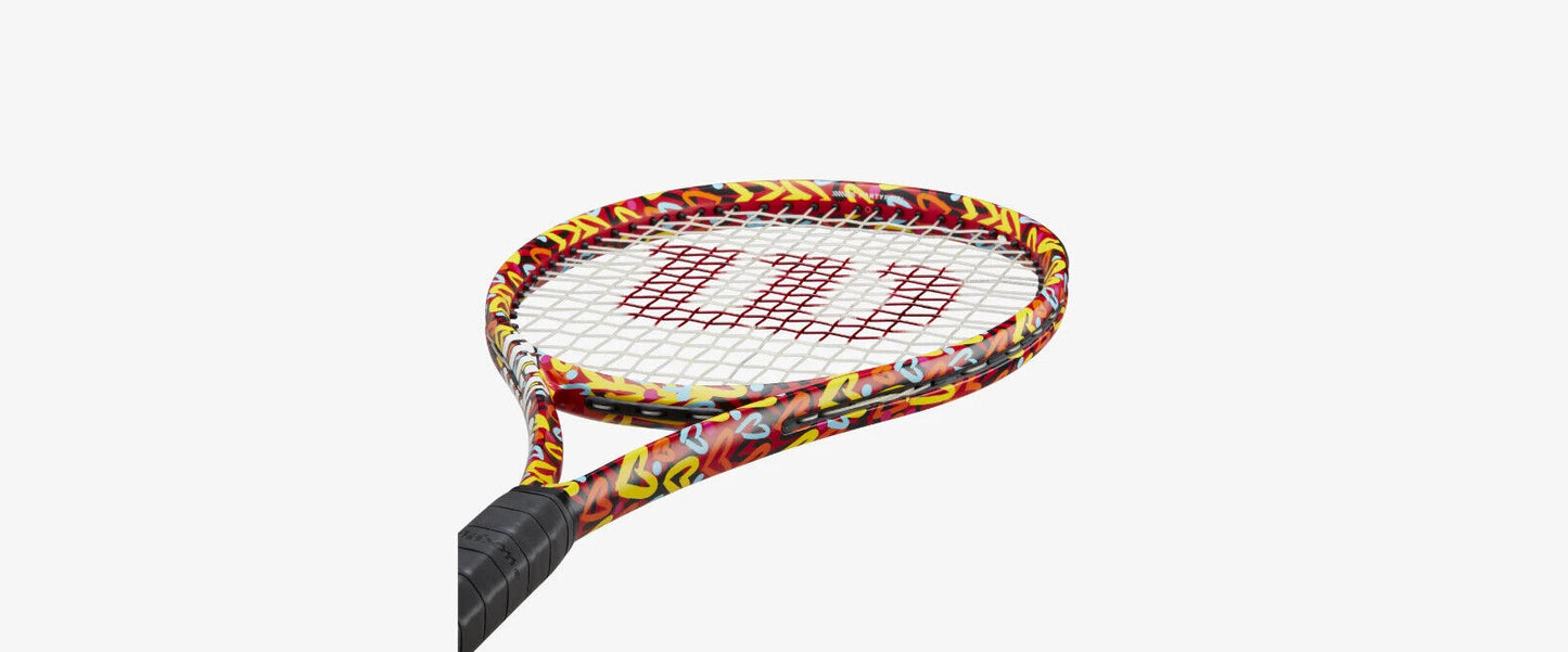 BRITTO HEART CLASH 100 V2 TENNIS RACQUET 4 3/8 STRUNG With Britto BAG