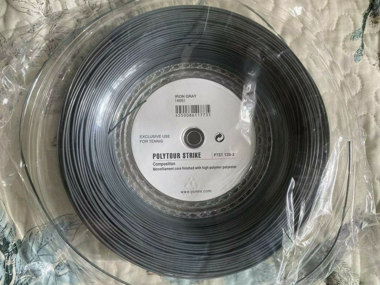 Yonex Tennis String POLY TOUR STRIKE 130 200M REEL GRAY PTST 130-2 JAPAN