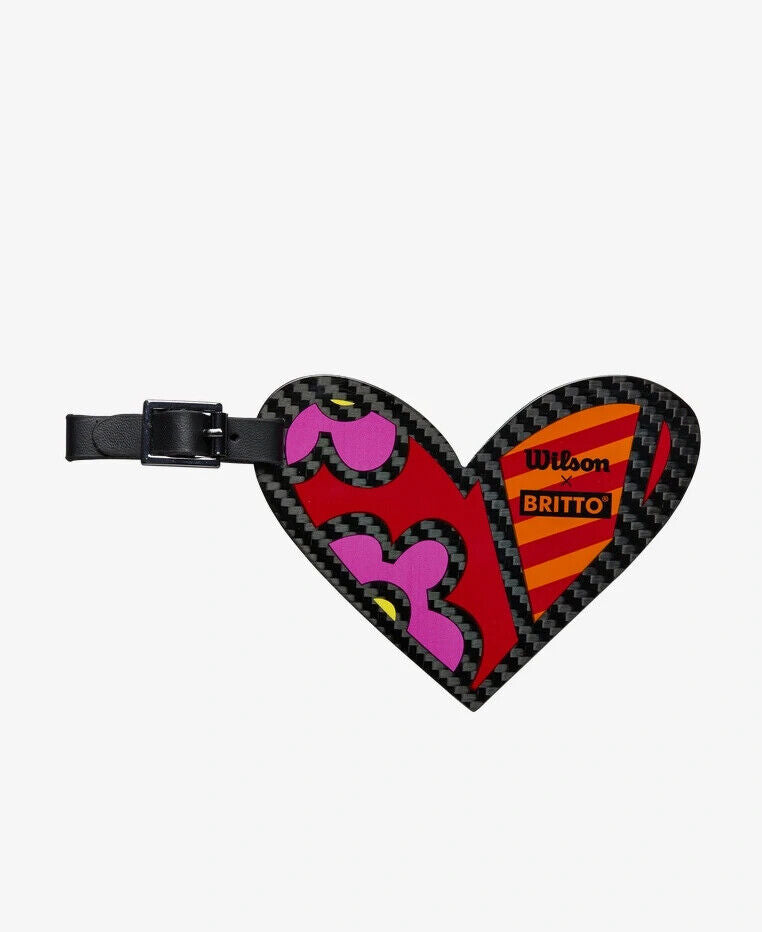 BRITTO HEART CLASH 100 V2 TENNIS RACQUET 4 3/8 STRUNG With Britto BAG