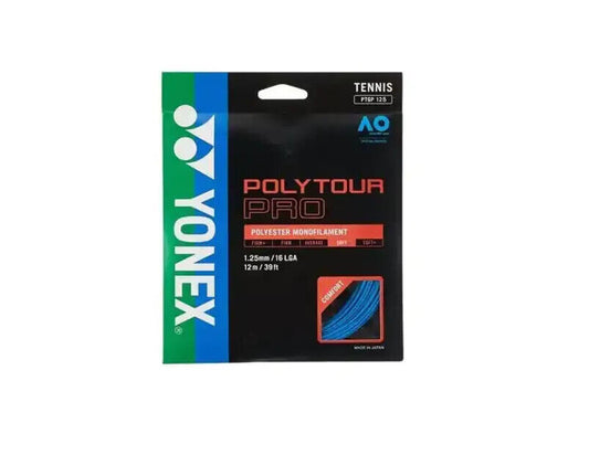 Yonex POLY TOUR PRO 125 Tennis string 12M Set  Blue  Made in Japan