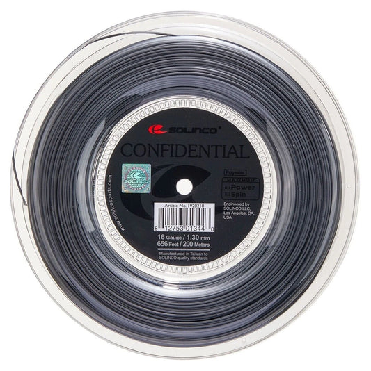 Solinco Confidential 1.30mm/16 200M Reel Tennis String