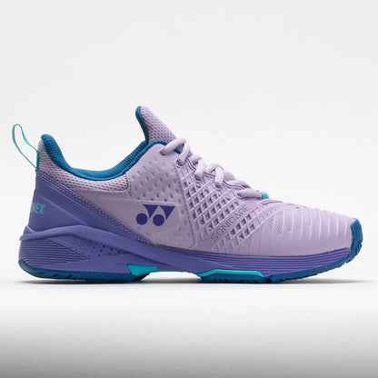 YONEX Women's Power Cushion Sonicage 3 Clay Tennis Shoes  Lilac US 8.5
