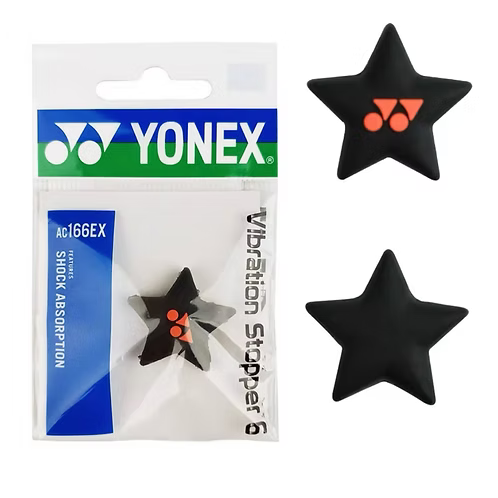 Yonex AC 166 Vibration Stopper Tennis Dampener Black/ Orange