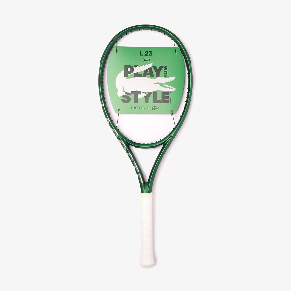 Lacoste Tennis Racket Pattern LACOSTE L23 Light Tennis Racquet G2 4 1/4 275G Frame – JY Sports