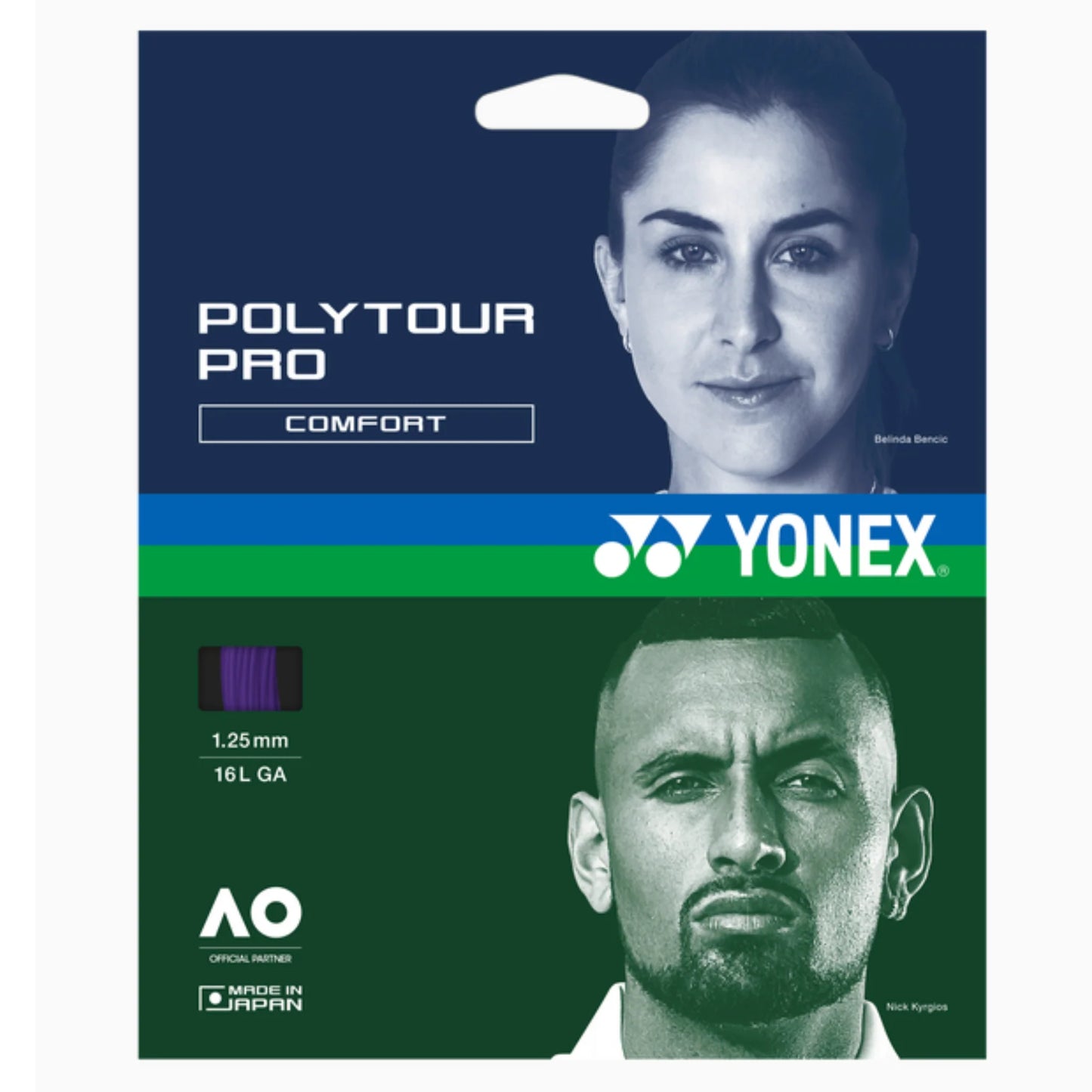 Yonex Poly Tour Pro 12M String Set Midnight Purple